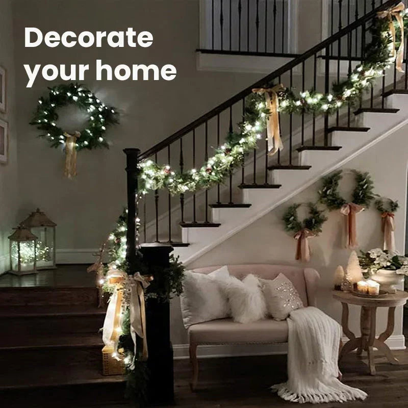 LED String Lights Flexible Copper Wire Wireless Remote Weather-Resistant