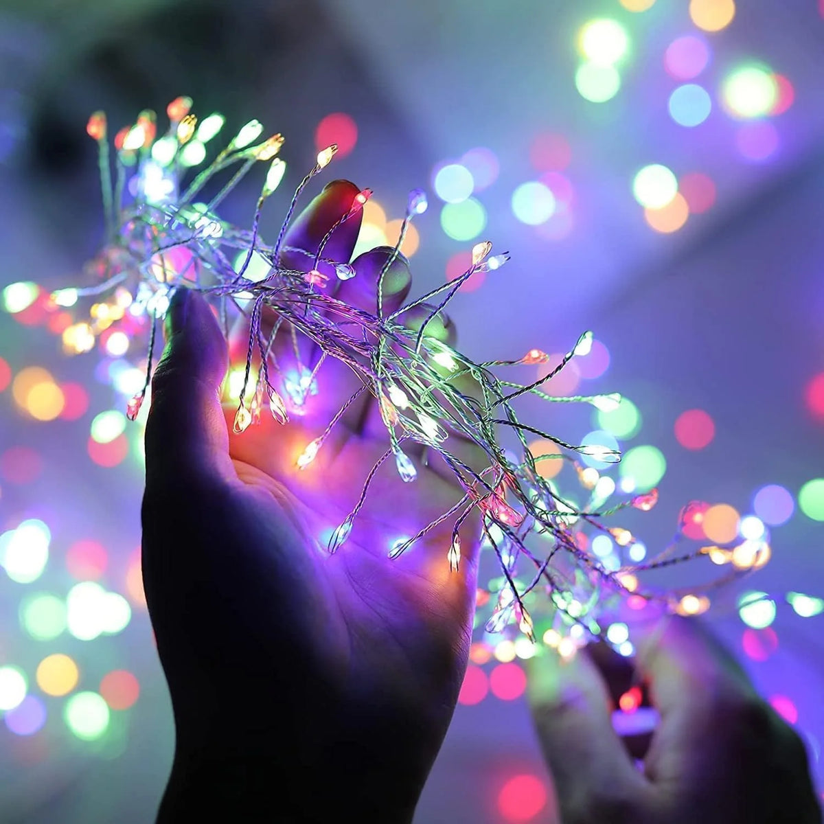 LED String Lights Flexible Copper Wire Wireless Remote Weather-Resistant
