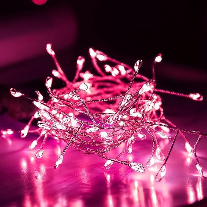 LED String Lights Flexible Copper Wire Wireless Remote Weather-Resistant