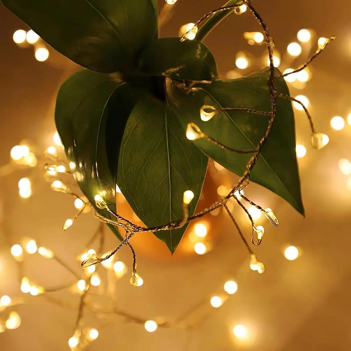 LED String Lights Flexible Copper Wire Wireless Remote Weather-Resistant