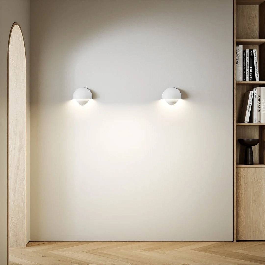 LED Wall Light Battery Powered Warm White Adhesive Mount