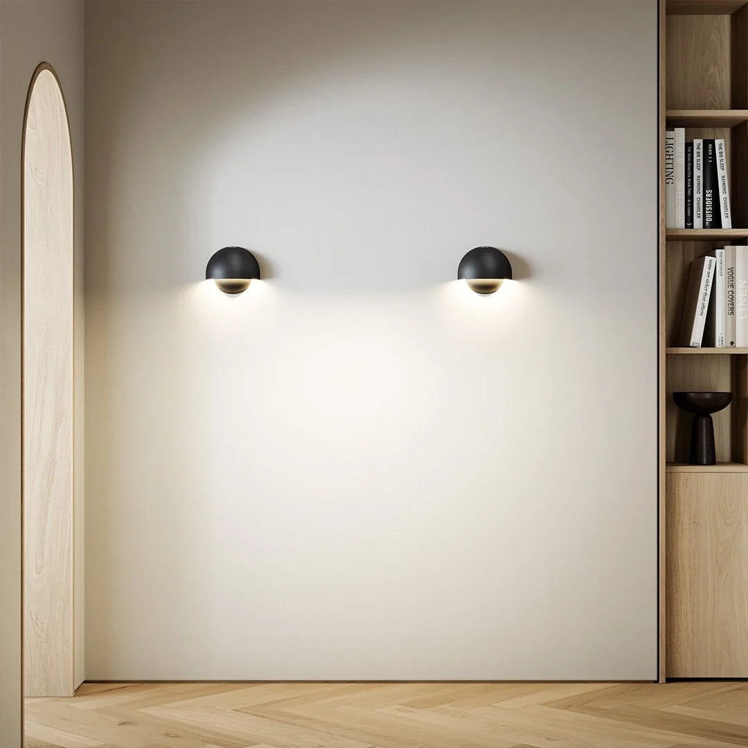 LED Wall Light Battery Powered Warm White Adhesive Mount