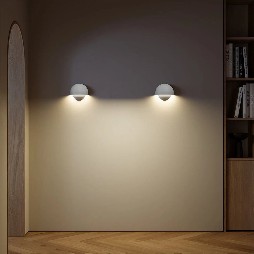LED Wall Light Battery Powered Warm White Adhesive Mount