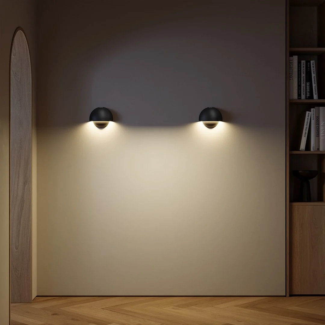 LED Wall Light Battery Powered Warm White Adhesive Mount