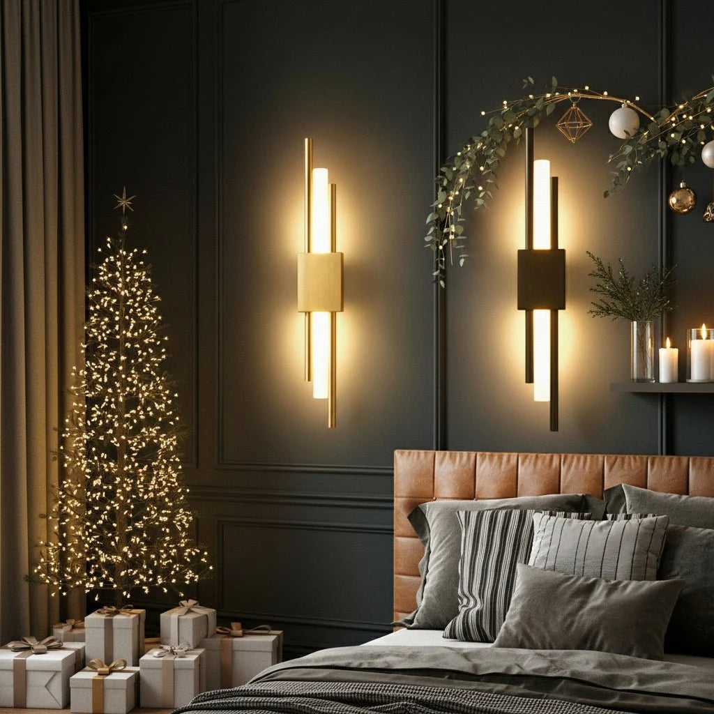 LED Wall Light Metal Acrylic Three Color Temperatures