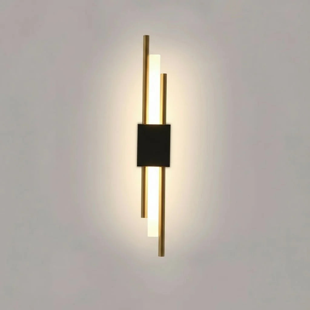 LED Wall Light Metal Acrylic Three Color Temperatures
