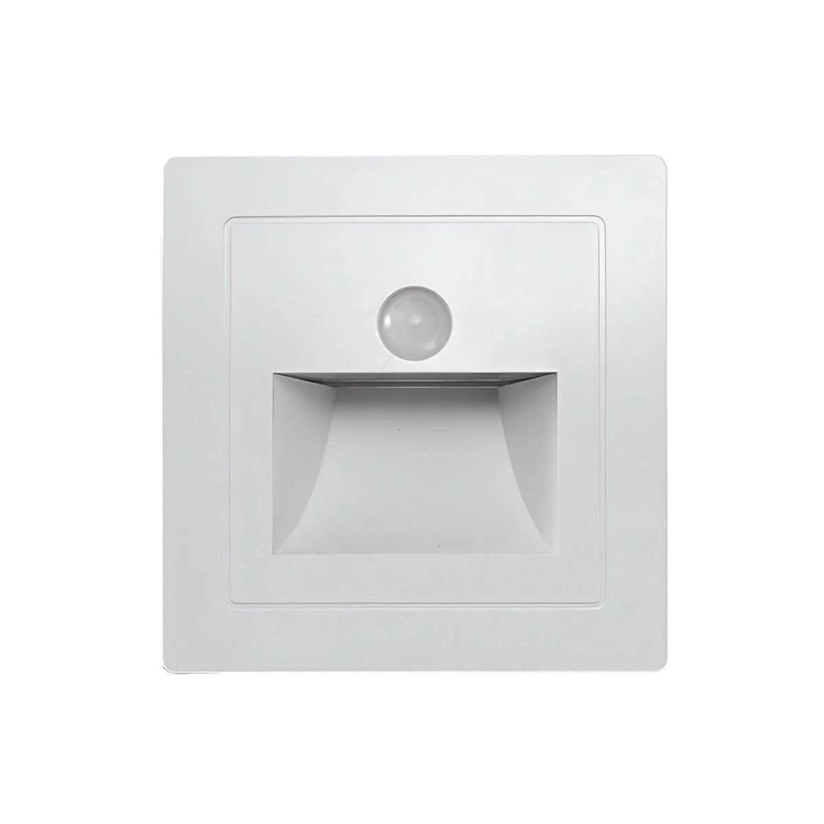 LED Wall Light Motion Sensor Warm White Aluminum