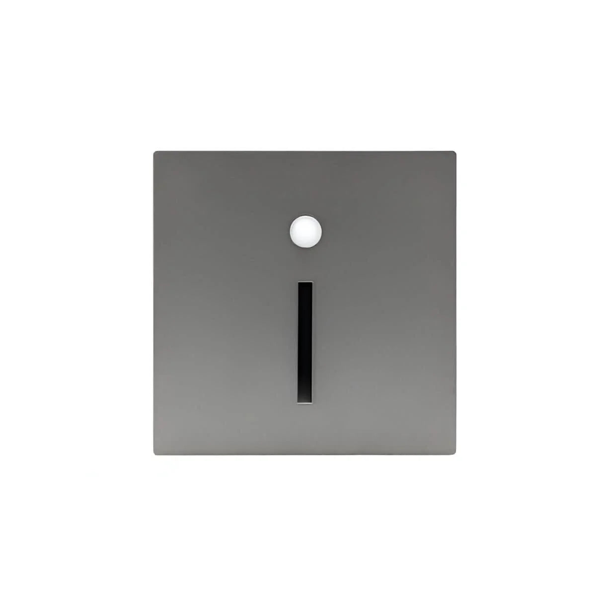 LED Wall Light Motion Sensor Warm White Aluminum