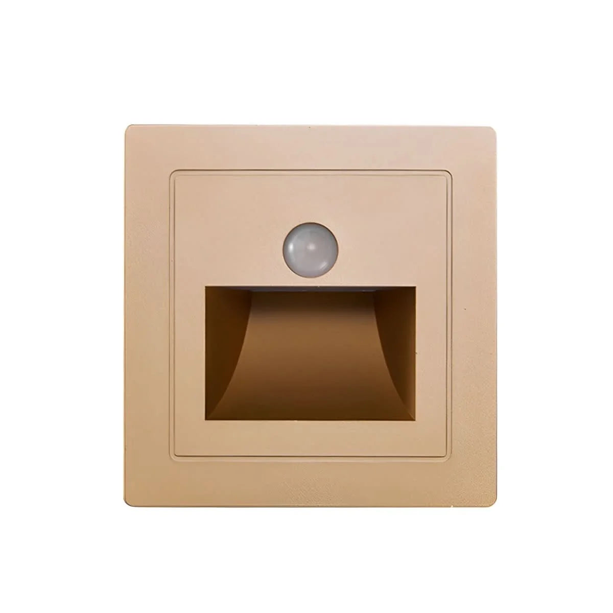 LED Wall Light Motion Sensor Warm White Aluminum