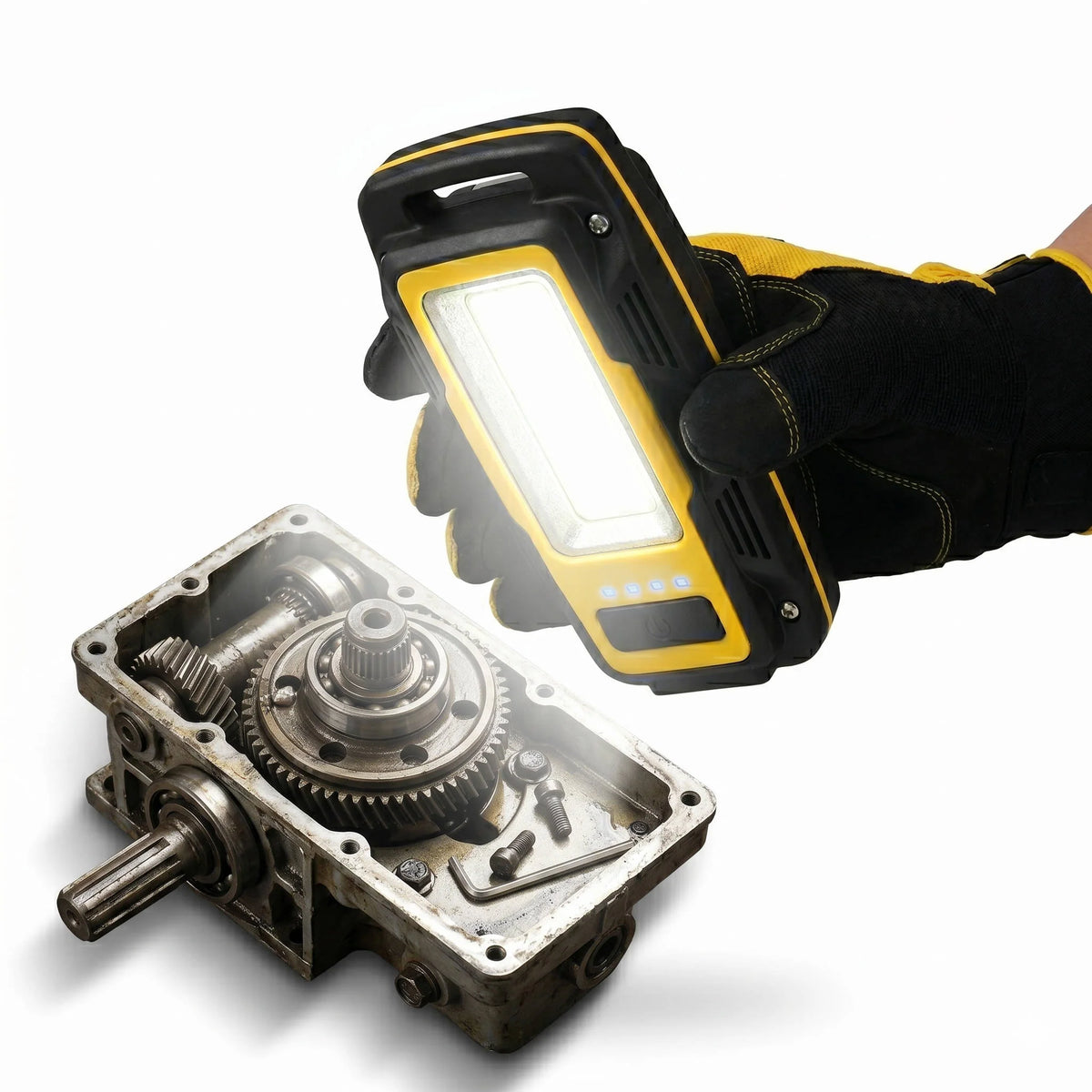 LED Work Light Rechargeable 1000 Lumens Magnetic Base