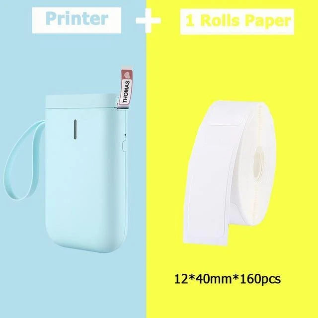 Label Printer Portable Wireless Bluetooth Inkless Thermal Printing