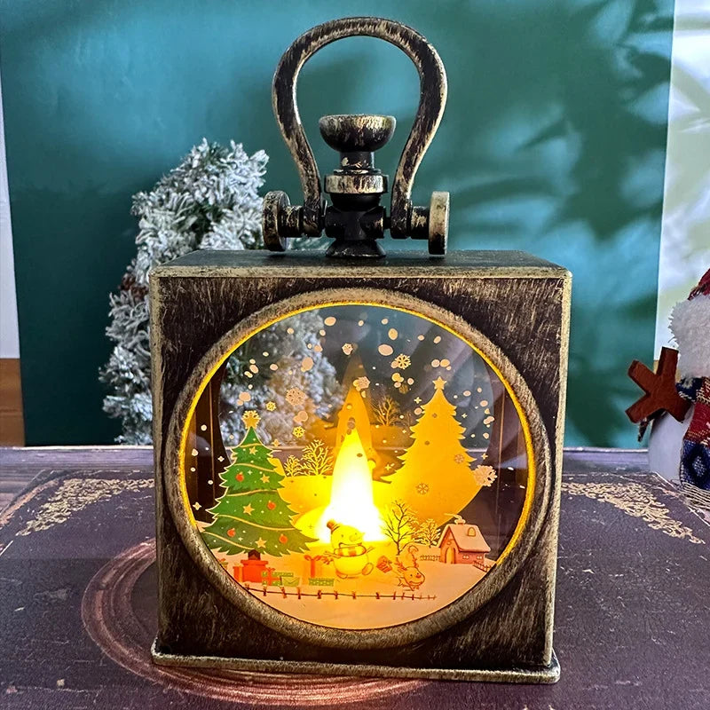 Lantern Flameless LED Christmas Decor