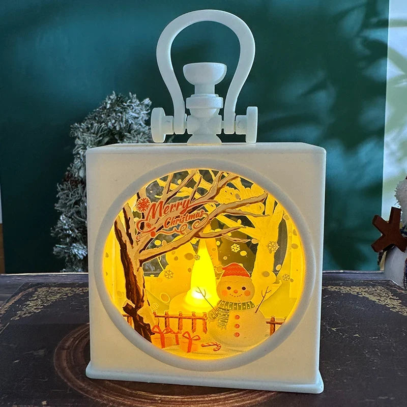 Lantern Flameless LED Christmas Decor