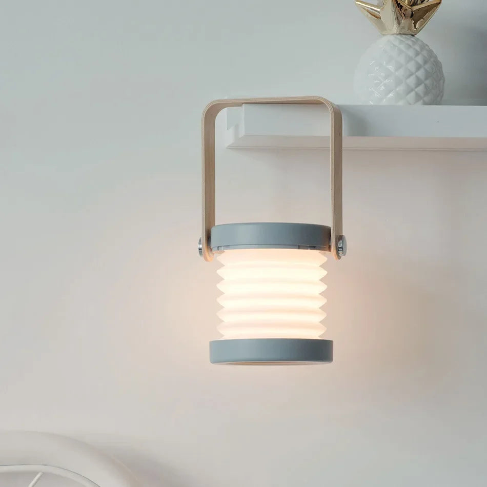 Lantern Fold-Flat USB Rechargeable & Adjustable Brightness