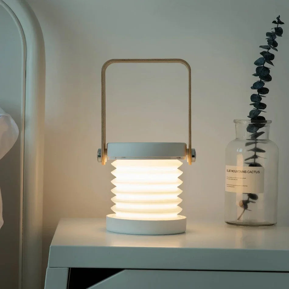 Lantern Fold-Flat USB Rechargeable & Adjustable Brightness