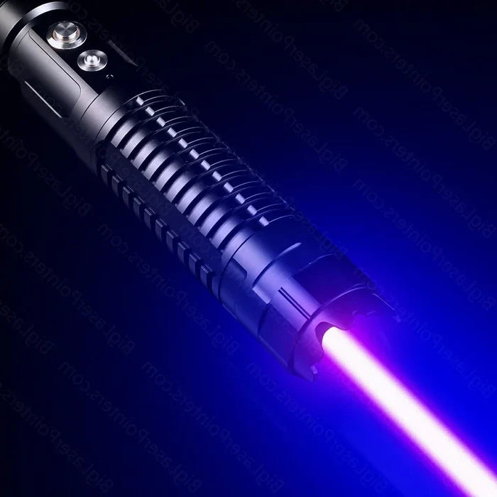 Laser Flashlight Blue Adjustable Focus Fire Starter