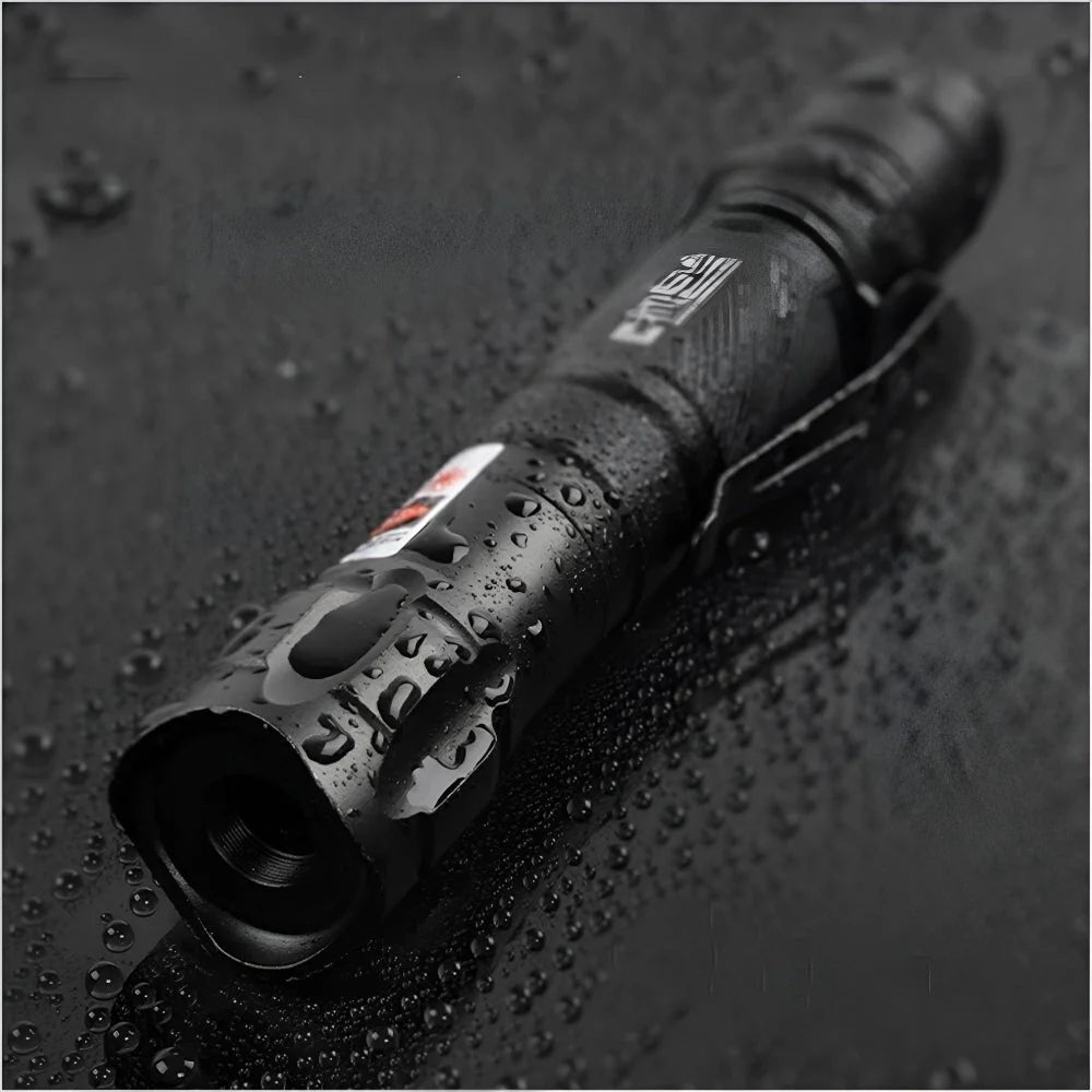 Laser Pointer Green Long-Range USB-Rechargeable Anodized Metal