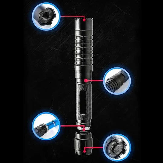 Laser Pointer High-Visibility Beam Aluminum Alloy Battery-Free