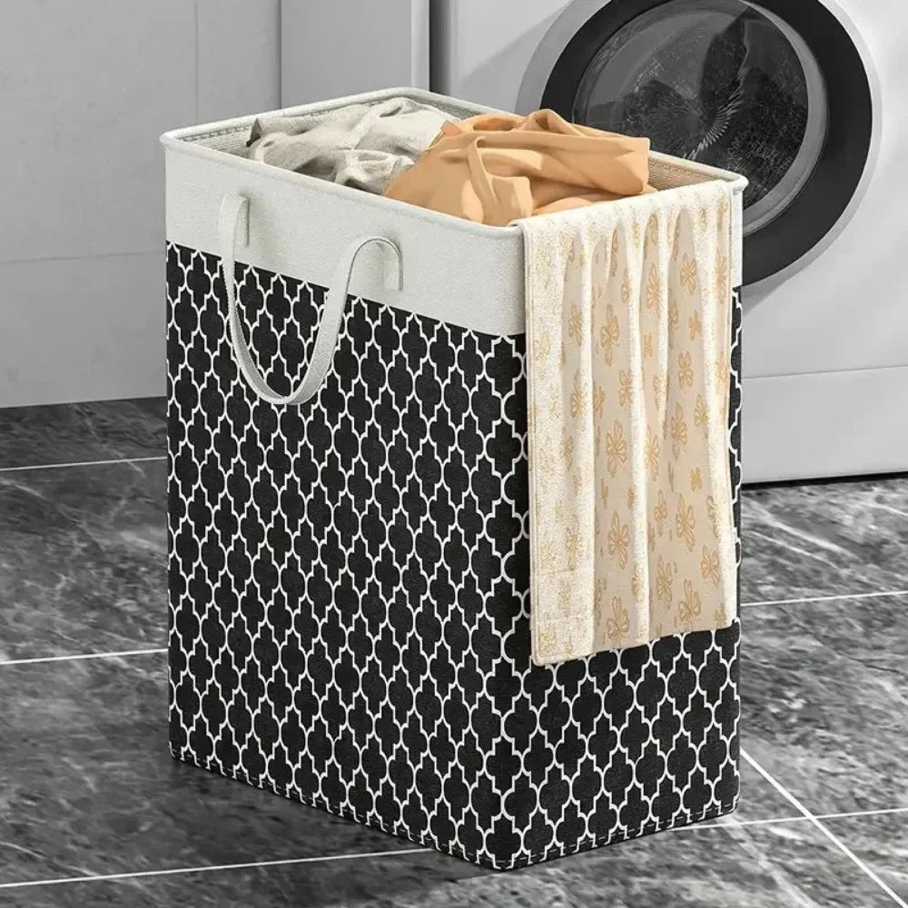 Laundry Basket Foldable Waterproof 75L Capacity
