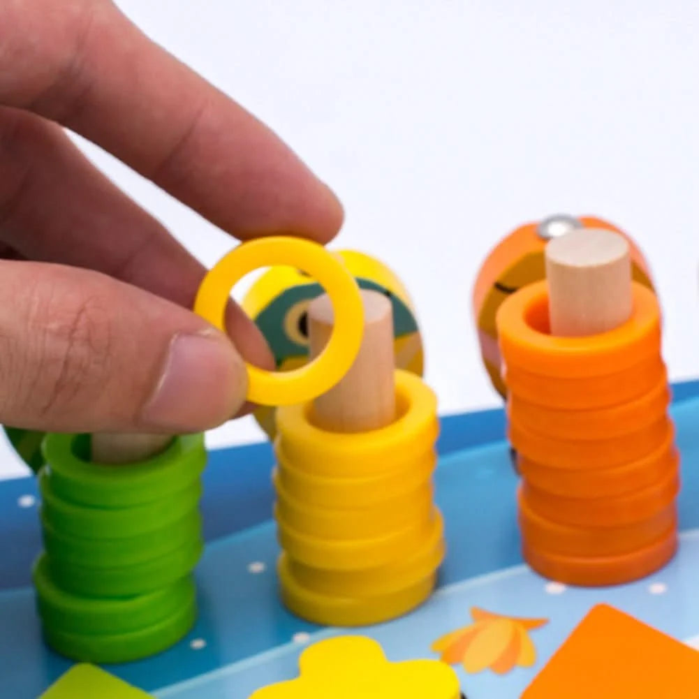 Learning Board Beechwood Counting & Shape Recognition