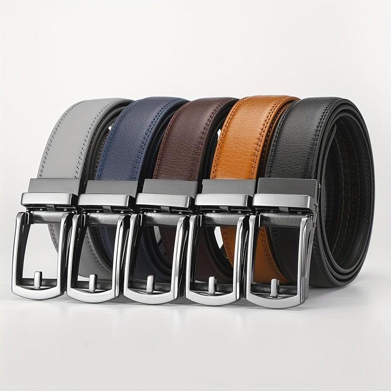 Leather Belt Genuine Leather Classic Buckle Comfort Fit