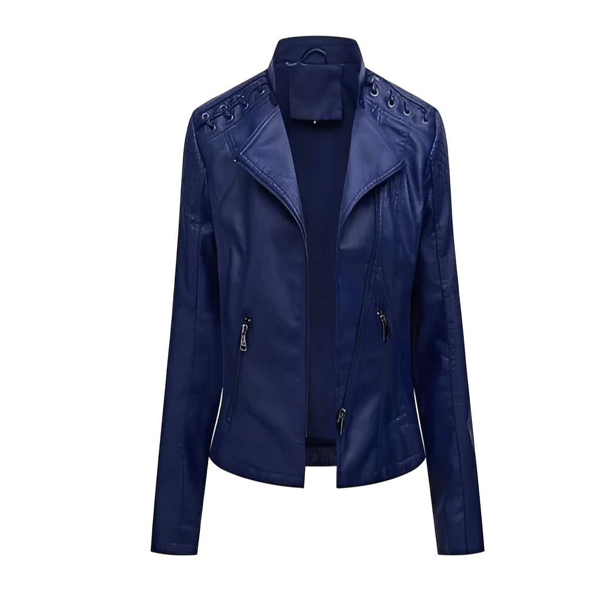 Leather Jacket Lambskin Vintage Modern Polyester Lining