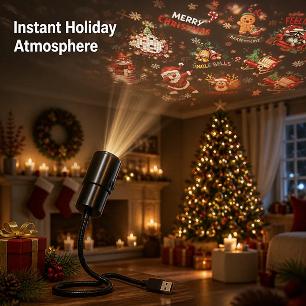 Light Projector USB Powered Themed Scene Discs