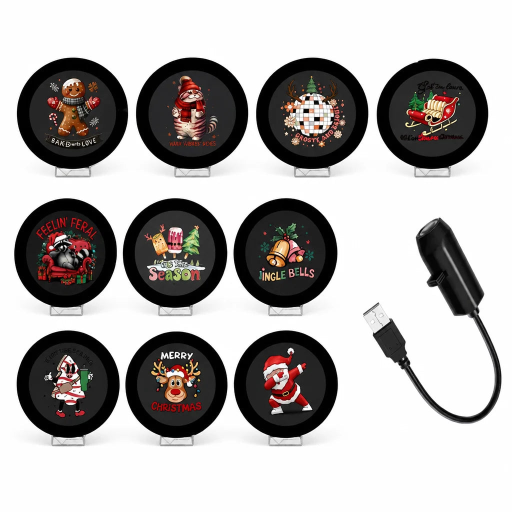 Light Projector USB Powered Themed Scene Discs
