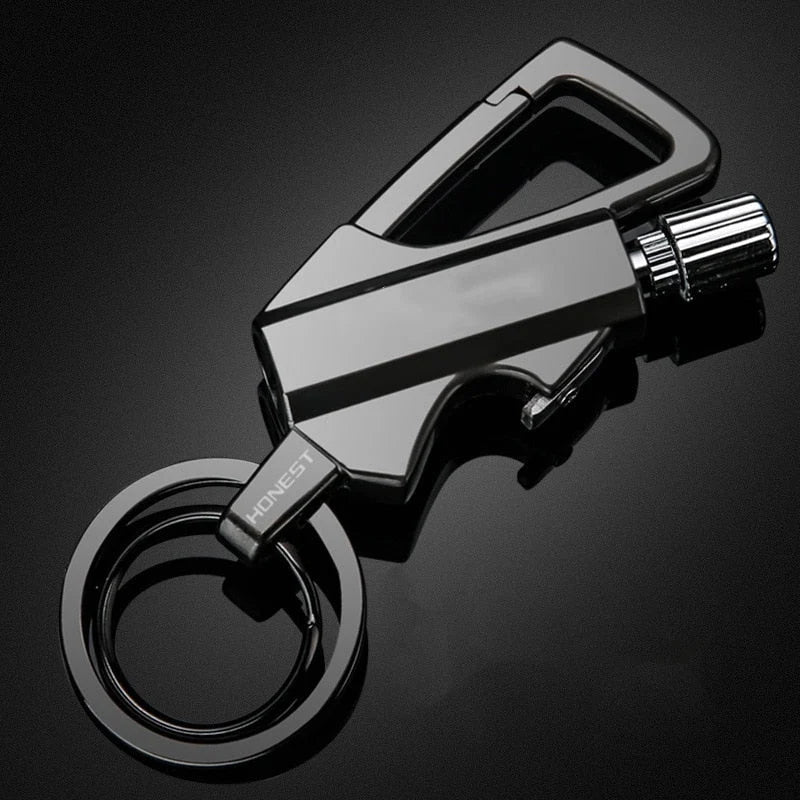 Lighter Keychain Windproof Flint Bottle Opener