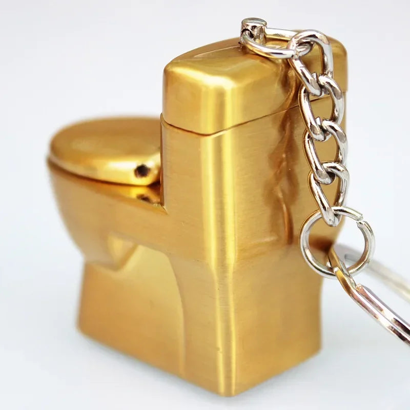 Lighter Metal Toilet-Shaped Pocket-Sized