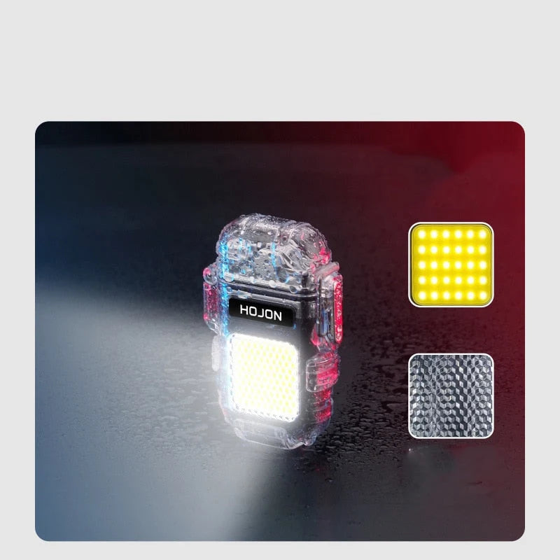 Lighter Rechargeable Plasma Arc USB-C Transparent Acrylic