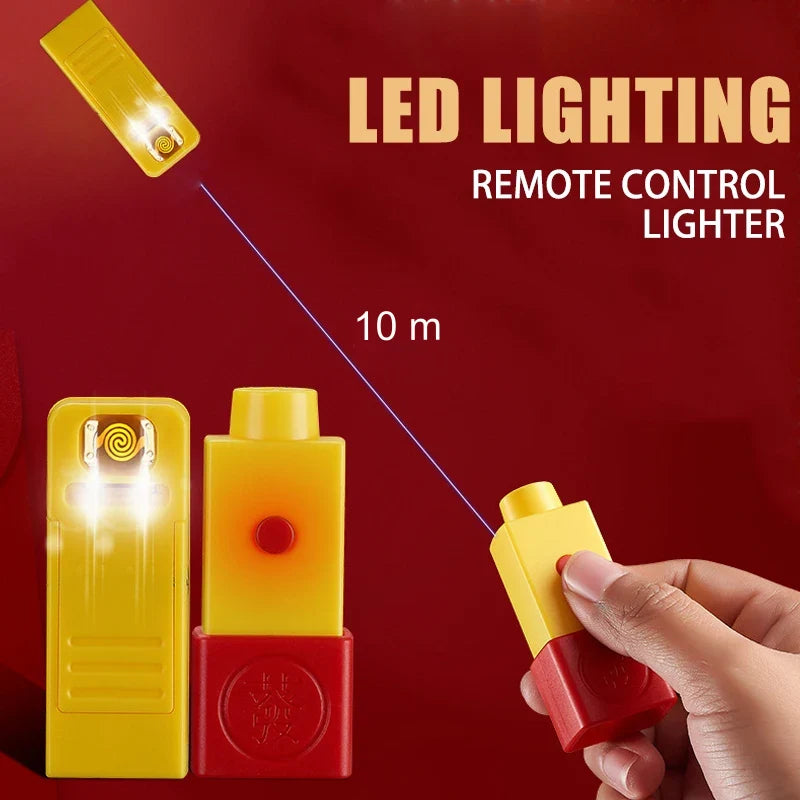 Lighter Remote Ignition Windproof LED Display