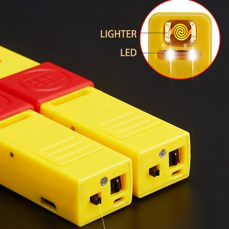 Lighter Remote Ignition Windproof LED Display
