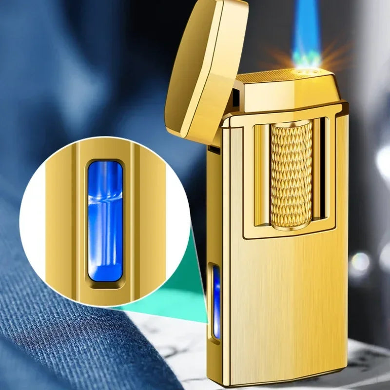 Lighter Windproof Flameless USB Rechargeable Metal Body