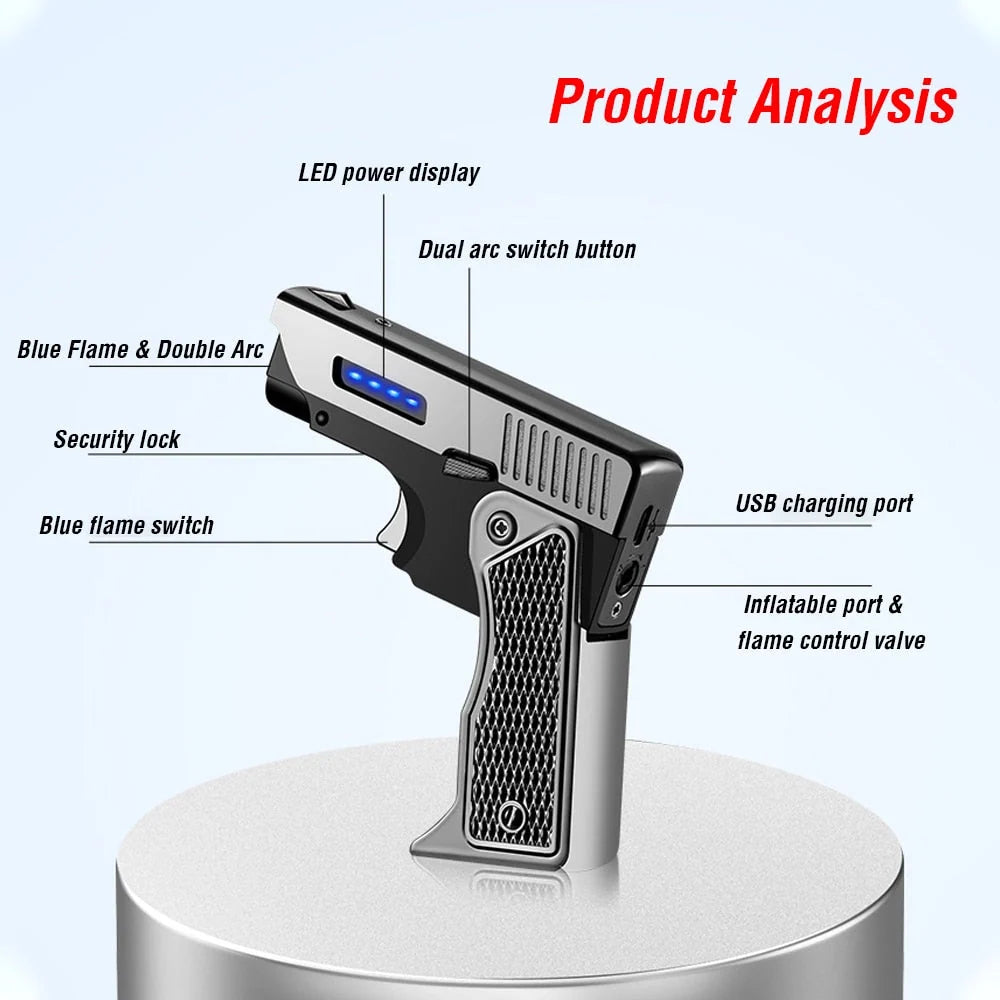 Lighter Windproof Jet Flame Metal Construction