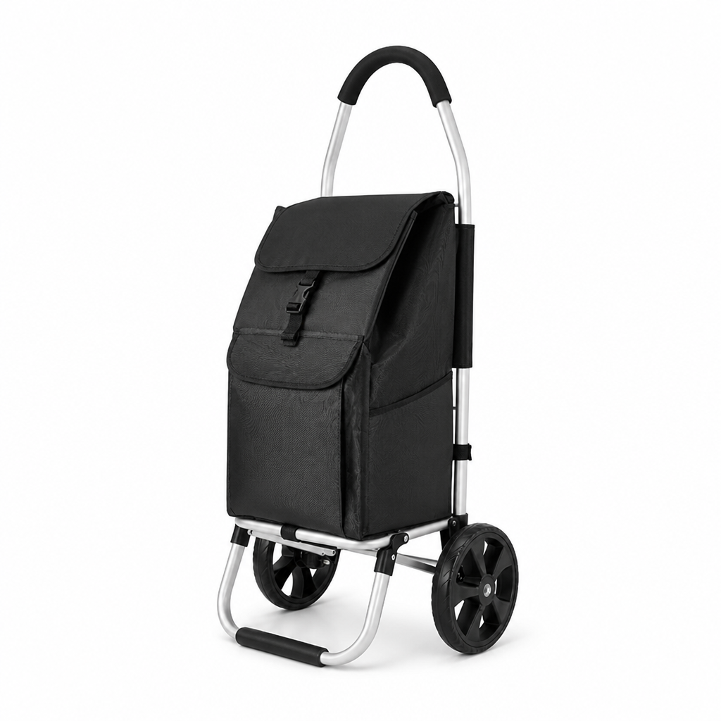 Lightweight Aluminum Foldable Shopping Trolley