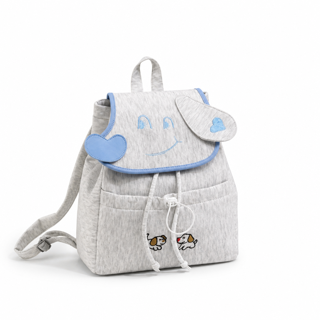 Lightweight & Durable Dog-Themed Mini School Backpack