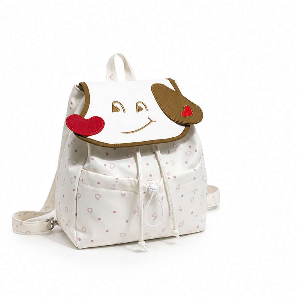 Lightweight & Durable Dog-Themed Mini School Backpack