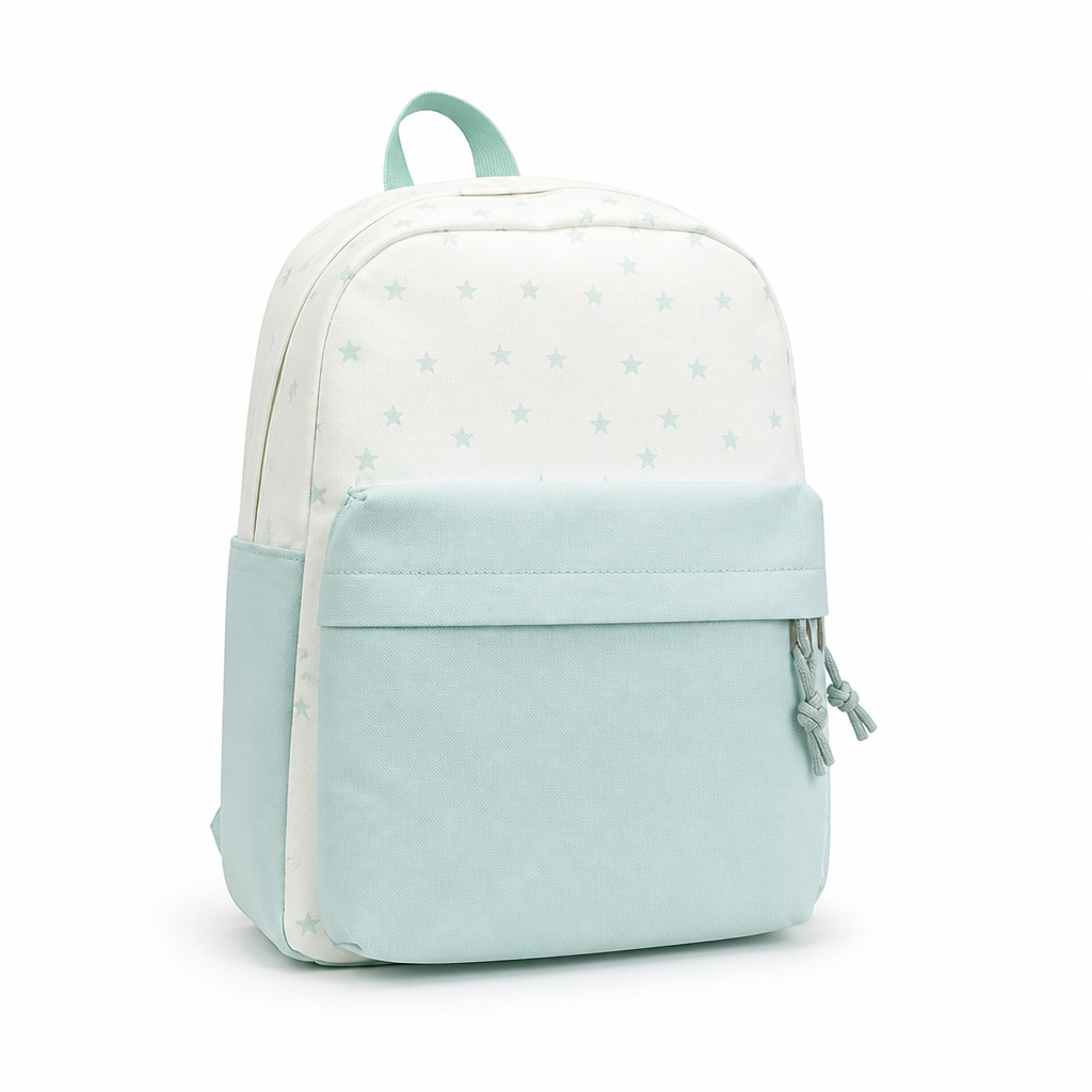 Lightweight Durable Star-Print School Backpack