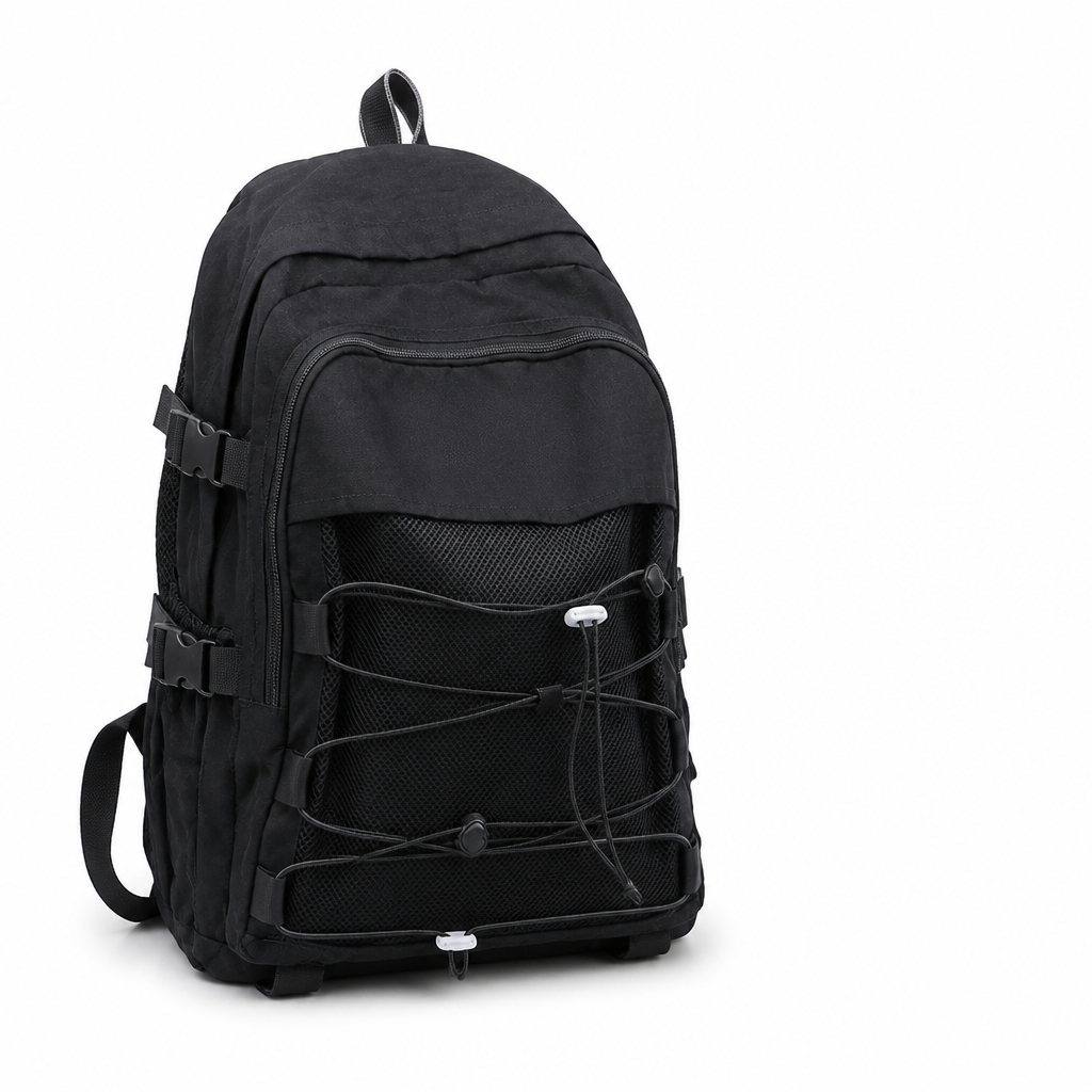 Lightweight Multi-Compartment School Backpack (Adjustable Padded Straps)