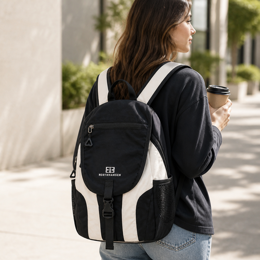 Lightweight Multi-Pocket Backpack (Ergonomic Padded Straps)