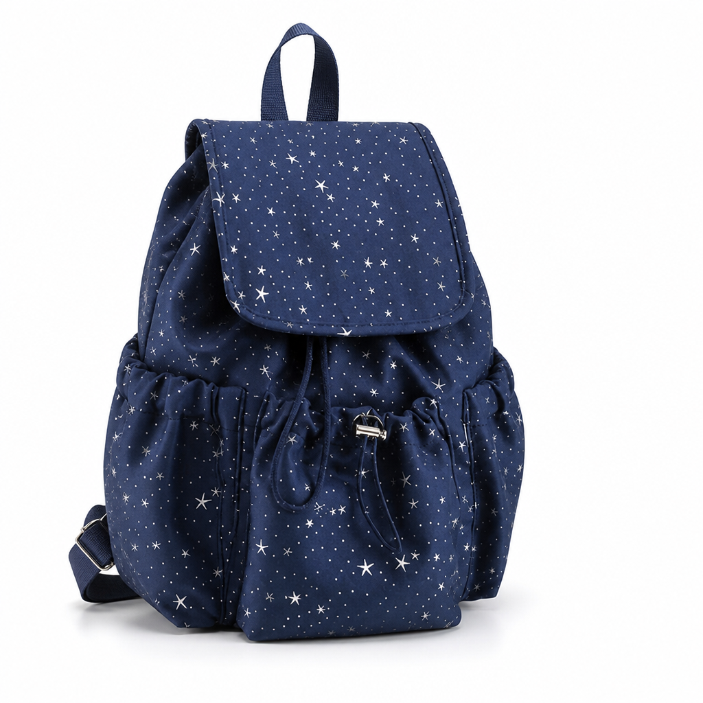 Lightweight Tear-Resistant School Backpack (Star Pattern)