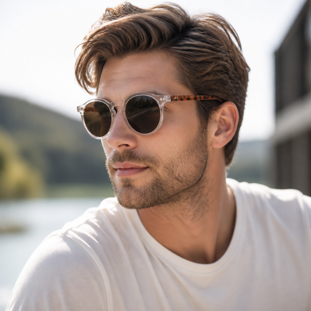 Lightweight UV400 & Anti-Scratch Round Sunglasses