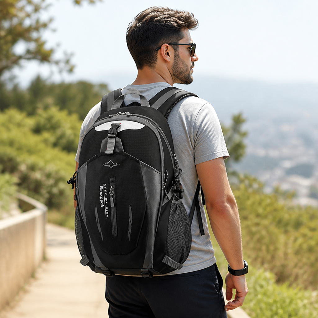Lightweight Water-Repellent Travel Backpack