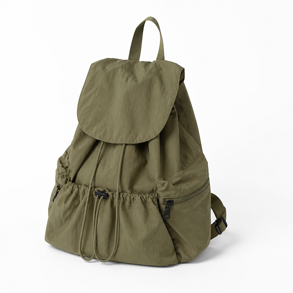 Lightweight Wear-Resistant Backpack (Padded Straps & Multiple Pockets)