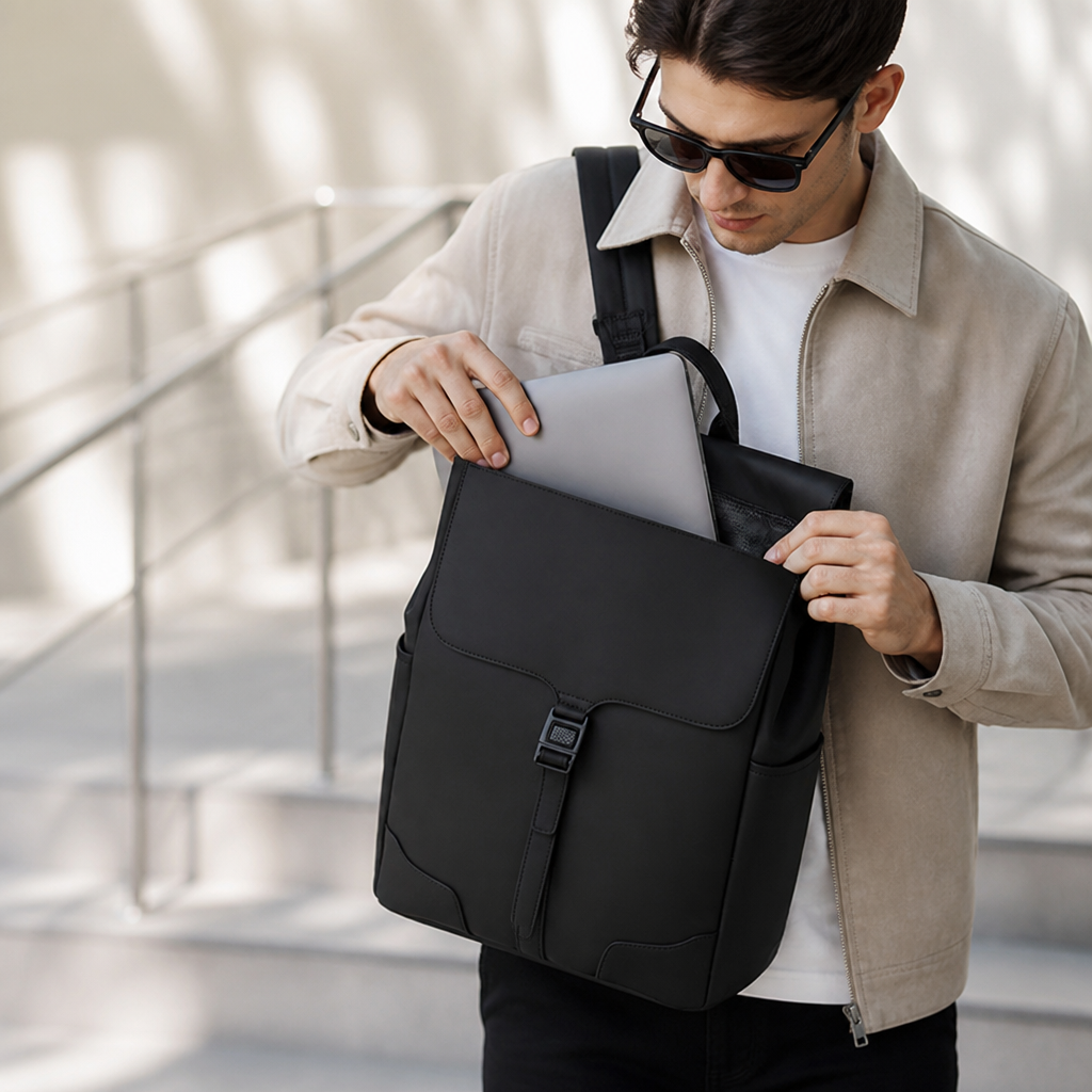 Lightweight Weather-Resistant Backpack (Laptop Sleeve)