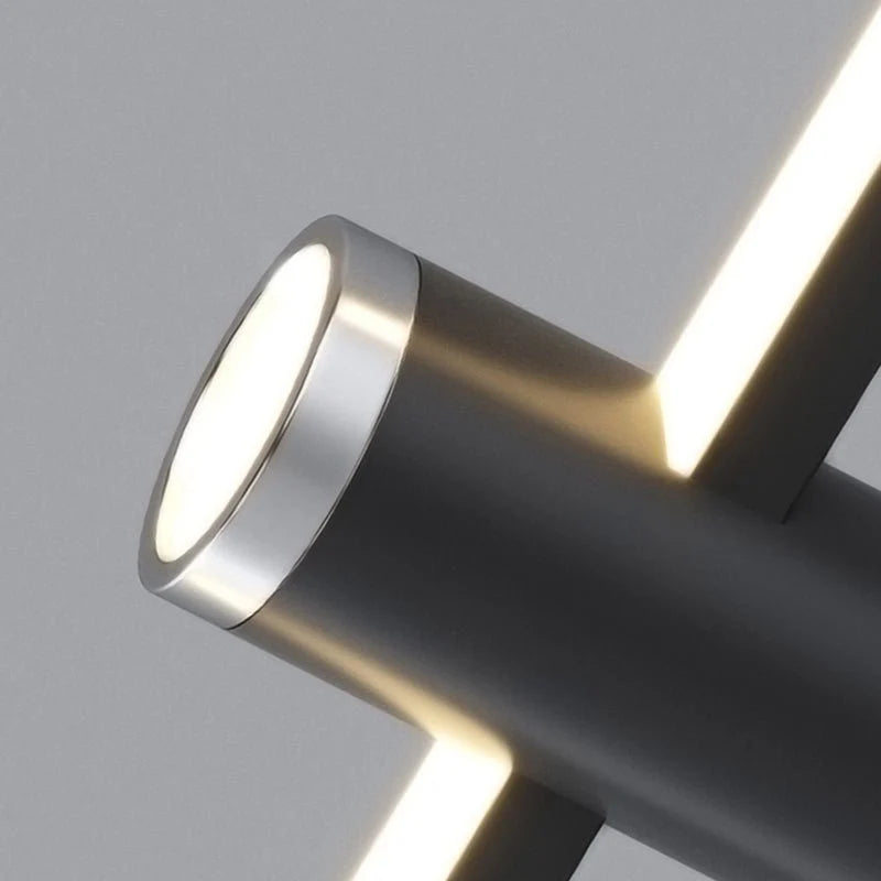 Linear Pendant Light Integrated LED Adjustable Height