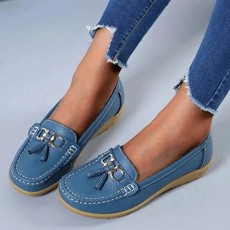 Loafers Slip-On Contoured Cushioned Insole & Breathable Upper