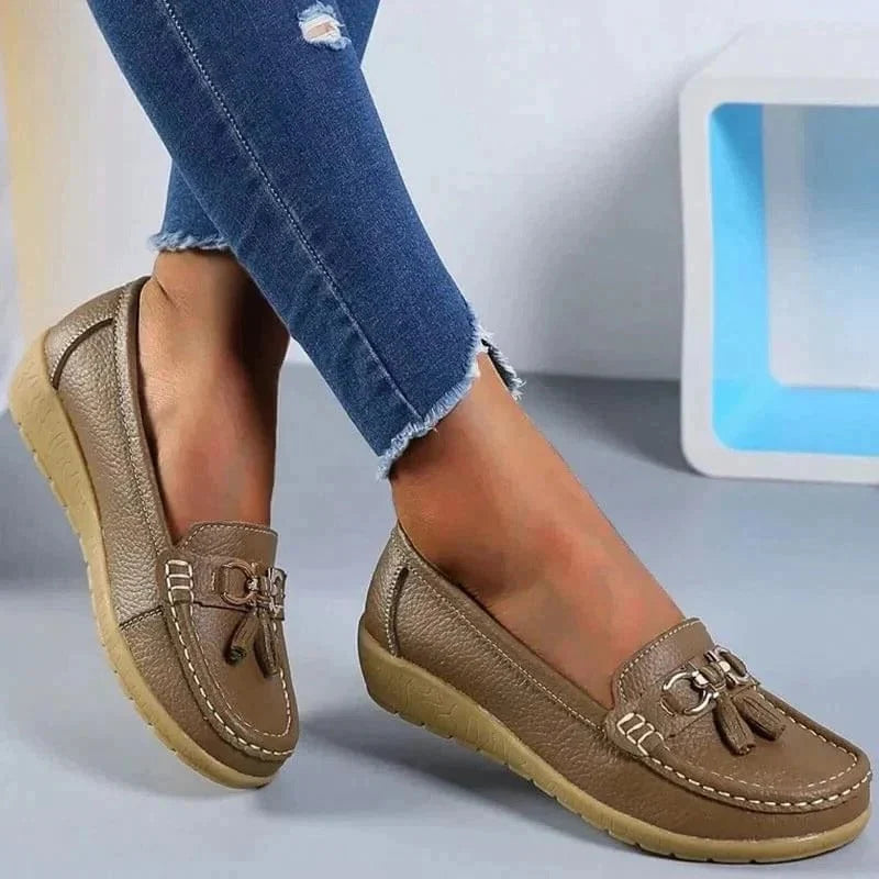 Loafers Slip-On Contoured Cushioned Insole & Breathable Upper