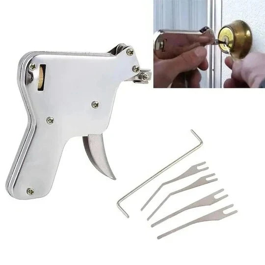 Lockpicking Tool Set Manual No Batteries Pin & Cylinder Compatible